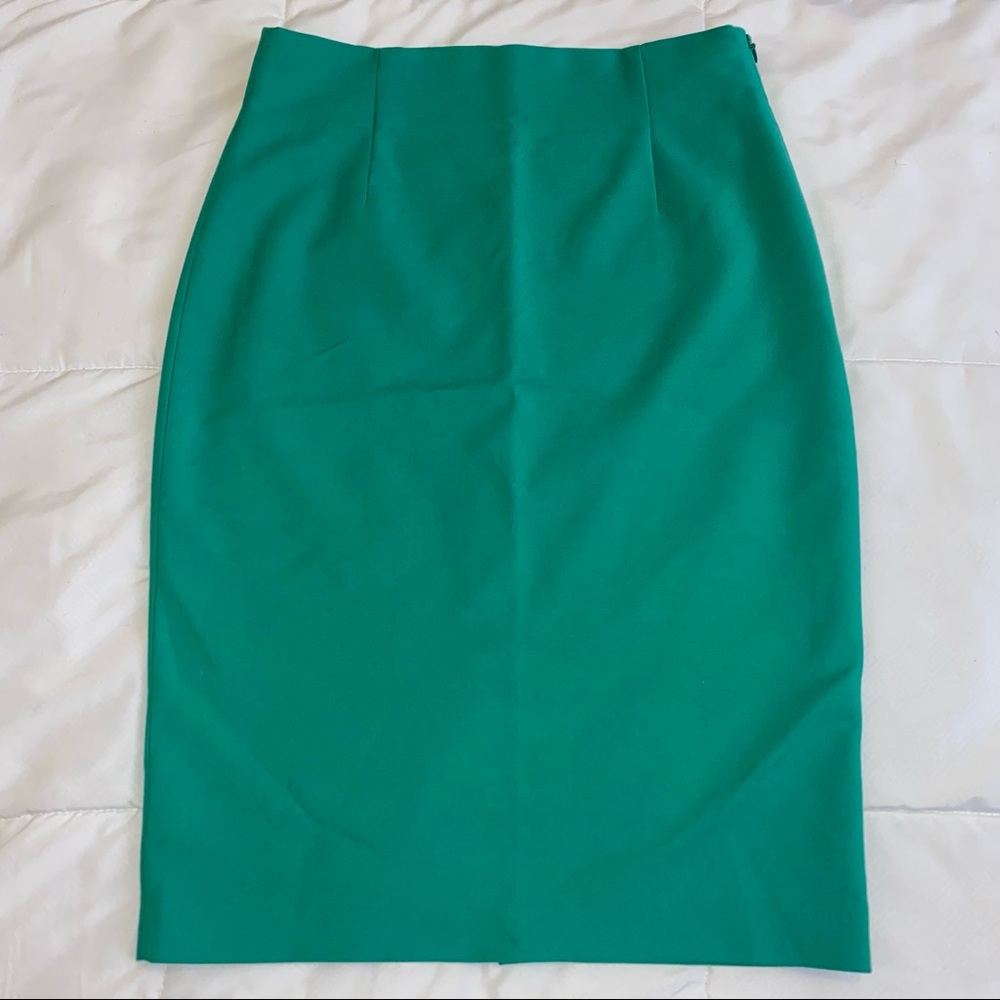 ZARA green Pencil skirt